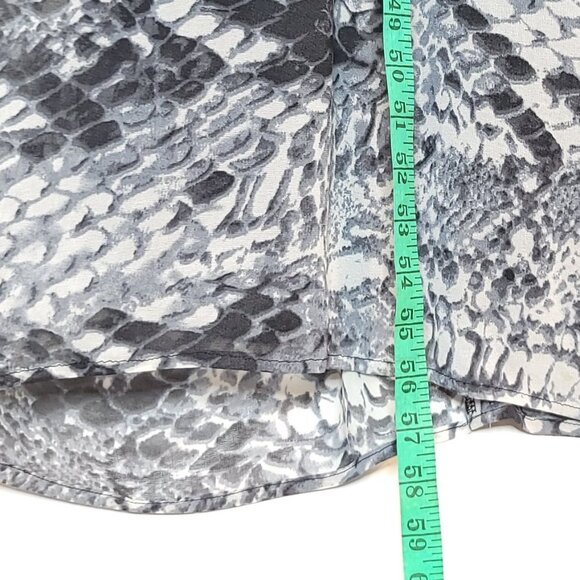 Revolve StyleStalker Chiffon Caged Bodice Maxi Dress Snakeskin Print Size 0 - Picture 14 of 14